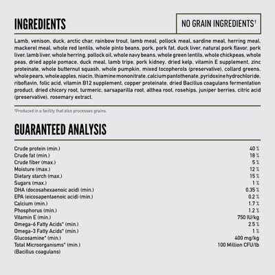Show full view: ORIJEN Tundra Grain-Free Poultry Free High-Protein Dry Dog Food, 23.5-lb bag slide 8 of 12