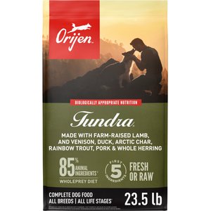 ORIJEN Tundra Grain-Free Poultry Free High-Protein Dry Dog Food, 23.5-lb bag