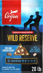 ORIJEN Wild Reserve Free-Run Chicken Dry Dog Food, 20-lb bag