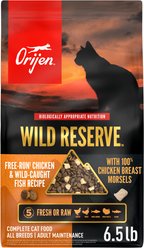 ORIJEN Wild Reserve Free-Run Chicken & Wild-Caught Fish Dry Cat Food, 6.5-lb bag