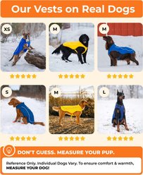 ororo Koldpwoof 4-Zone Heated LED Light Dog Vest, Yellow, X-Small slide 2 of 9