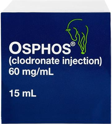 Show full view: Osphos (clodronate) Injectable for Horses 60mg/mL, 15-mL, bundle of 2 slide 6 of 7