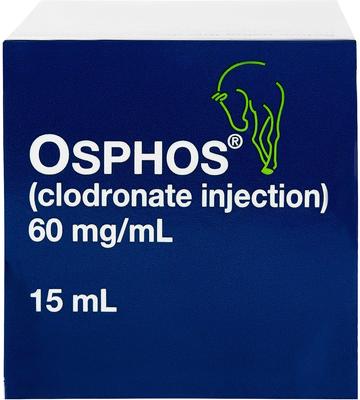 Show full view: Osphos (clodronate) Injectable for Horses 60mg/mL, 15-mL slide 6 of 7