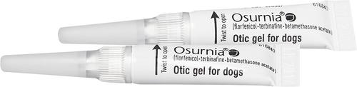 Show full view: Osurnia (florfenicol, terbinafine, betamethasone acetate) Otic Gel for Dogs, 1-mL, 2 tubes slide 2 of 4