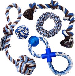 Otterly Pets Assorted Medium to Large Rope Dog Toys, 5 count