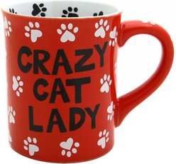 Our Name is Mud "Crazy Cat Lady" Coffee Mug, 16-oz slide 1 of 3