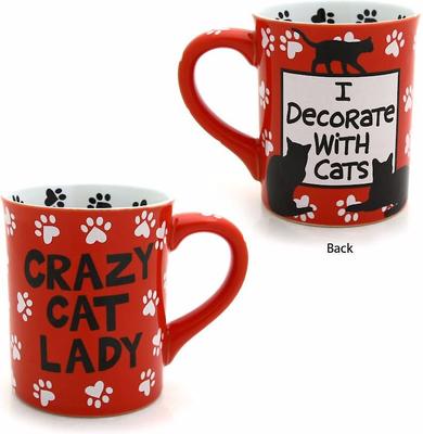 Show full view: Our Name is Mud "Crazy Cat Lady" Coffee Mug, 16-oz slide 3 of 3