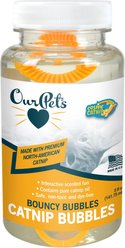 OurPets Catnip Bouncy Bubbles Cat Toy, 5-oz bottle