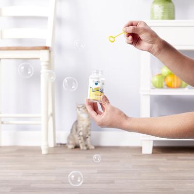 Show full view: OurPets Catnip Bouncy Bubbles Cat Toy, 5-oz bottle slide 3 of 5