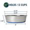 Show in main carousel: OurPets Durapet Premium Rubber-Bonded Stainless Steel Bowl, X-Large, 13 cups slide 2 of 6
