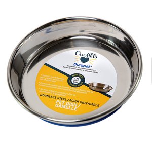 OurPets Durapet Premium Stainless Steel Cat & Dog Bowl, Large, 1.75 cups