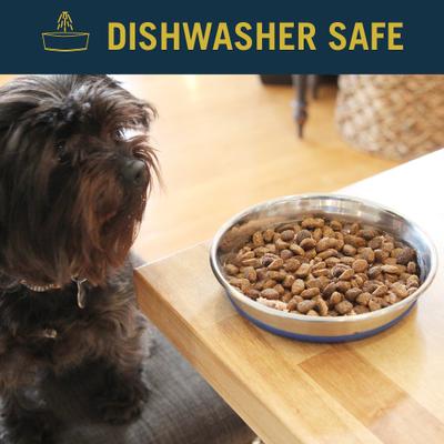 Show full view: OurPets Durapet Premium Stainless Steel Cat & Dog Bowl, Large, 1.75 cups slide 6 of 8