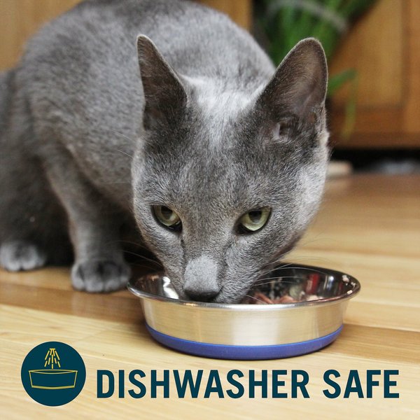 Show full view: OurPets Durapet Premium Stainless Steel Cat & Dog Bowl, Medium, 1 cup slide 4 of 8