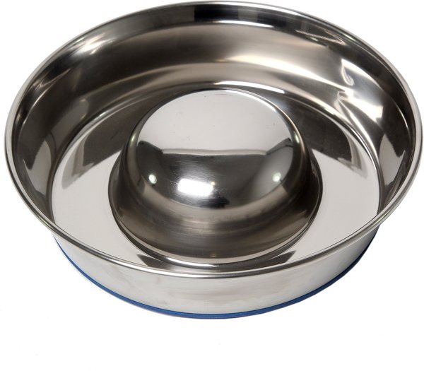 Show full view: OurPets Durapet Premium Stainless Steel Slow-Feed Dog Bowl, Medium, 5 cups slide 1 of 8