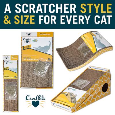 Show full view: OurPets Straight & Narrow Cat Scratcher, 2 count slide 8 of 11