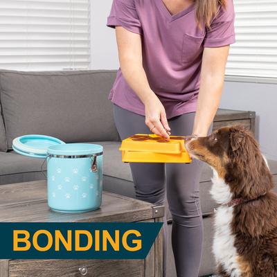 Show full view: OurPets Waffle Squeaky Treat Dispensing Puzzle Dog & Cat Toy slide 9 of 10