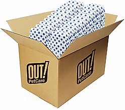 OUT! Disposable Male Dog Wraps, 96 count, Med/L: 18 to 25-in waist