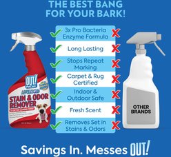 OUT! PetCare Advanced Stain & Odor Remover, 32-fl oz bottle, 2 count slide 2 of 8