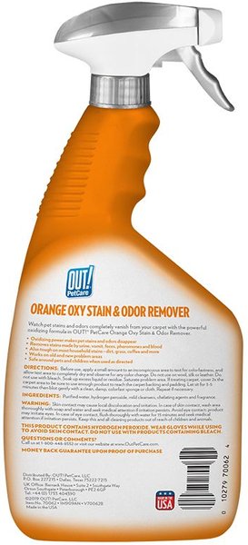 OUT! PetCare Orange Dog Oxy Stain & Odor Remover
