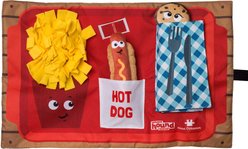 Outward Hound Activity Matz Fast Food Fun Game Plush Dog Toy slide 1 of 7