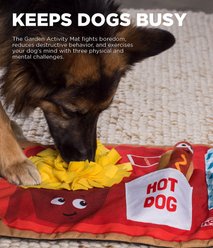 Outward Hound Activity Matz Fast Food Fun Game Plush Dog Toy slide 2 of 7