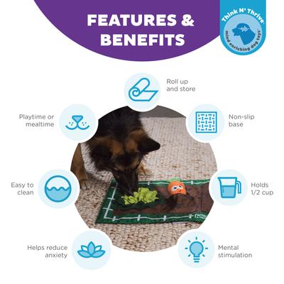 Show full view: Outward Hound Activity Matz Garden Game Puzzle Plush Dog Toy slide 2 of 8