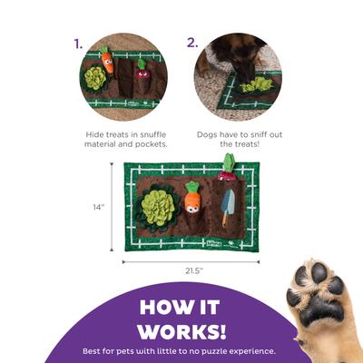 Show full view: Outward Hound Activity Matz Garden Game Puzzle Plush Dog Toy slide 3 of 8