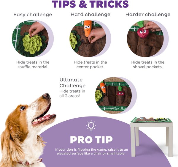 Show full view: Outward Hound Activity Matz Garden Game Puzzle Plush Dog Toy slide 4 of 8