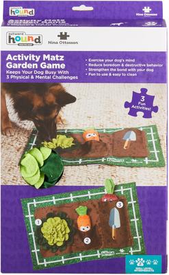 Show full view: Outward Hound Activity Matz Garden Game Puzzle Plush Dog Toy slide 7 of 8