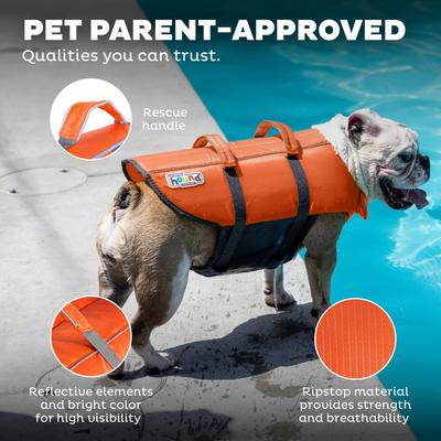 Show full view: Outward Hound Granby Splash Dog Life Jacket, Camo, X-Small slide 5 of 8