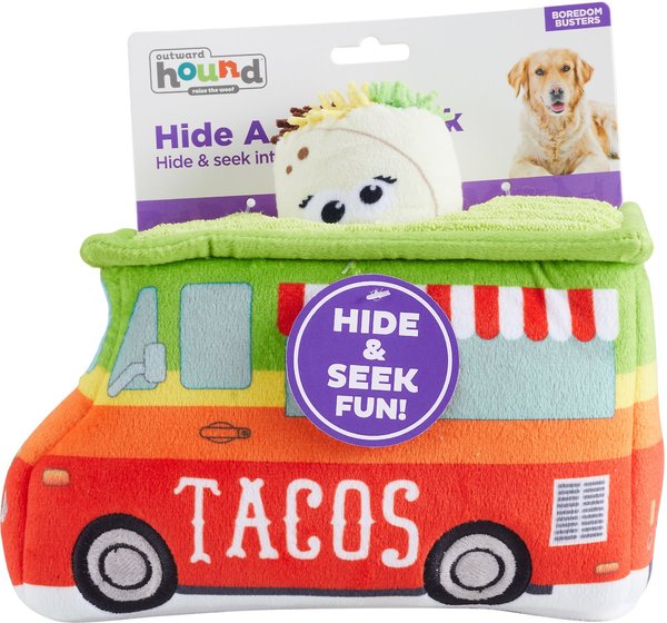 Outward Hound Hide A Llama Puzzle Plush Dog Toy