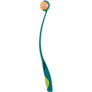 Outward Hound Launch A Ball Squeak Interactive Tennis Ball Launcher Dog Toy
