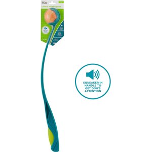 Outward Hound Launch A Ball Squeak Interactive Tennis Ball Launcher Dog Toy