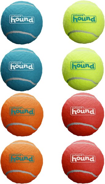 Outward Hound Squeaker Balls Small Dog Toys, 8 count