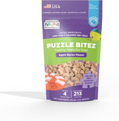 Show full view: Outward Hound Stuff N' Snuffle Squeaky Snuffle Ball Puzzle Elephant Toy + Nina Ottosson by Outward Hound Peanut Butter Puzzle Bitez Training Dog Treat slide 6 of 9