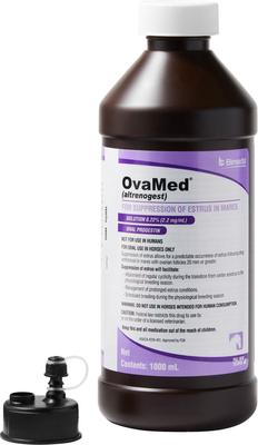 Show full view: OvaMed (Altrenogest) Solution for Horses, 1000-mL slide 3 of 5