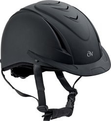 Ovation Deluxe Schooler Helmet, Black-Blk Vents, Medium/Large
