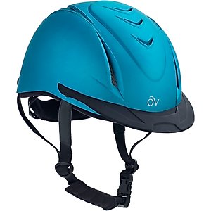 Ovation Metallic Schooler Helmet, Teal, Medium/Large
