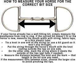 Ovation Stainless Steel Peanut Link 2 Ring Bit Gag, 5.5-in slide 2 of 2