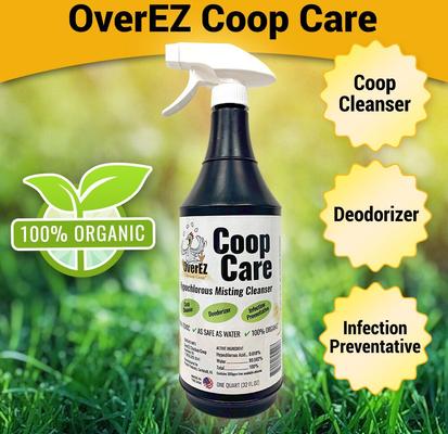 Show full view: OverEZ Microbe Lift Coop Cleaner Chicken Deodorizing Spray, 32-oz bottle slide 2 of 6