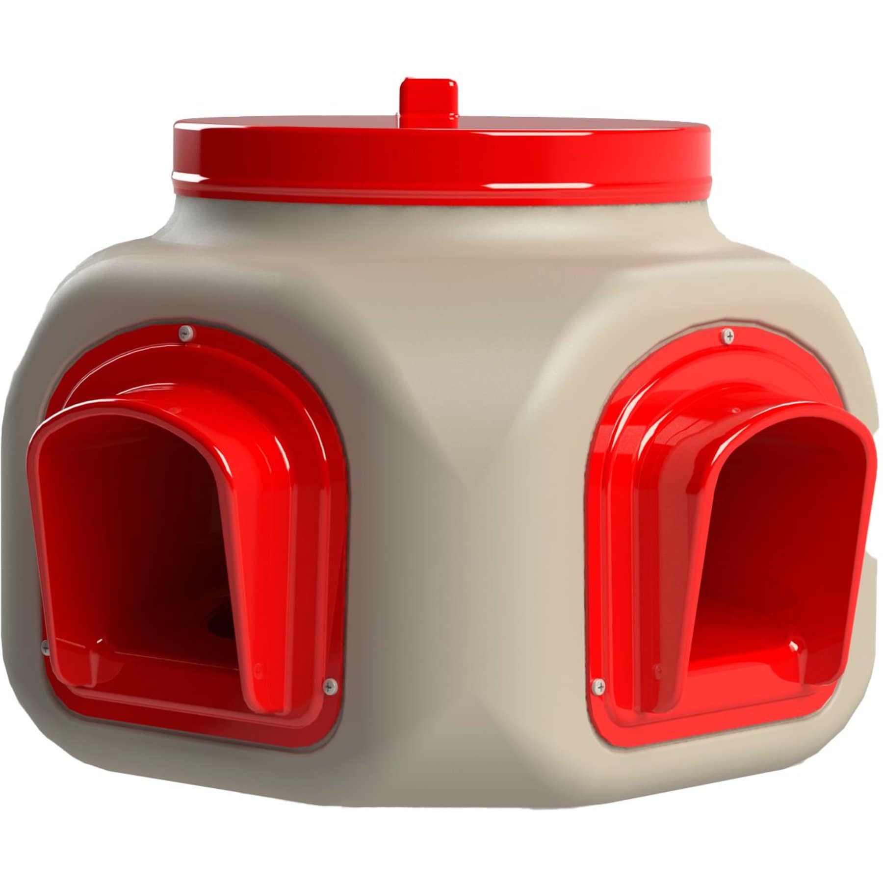 OverEZ Compact Chicken Feeder, 20-lb
