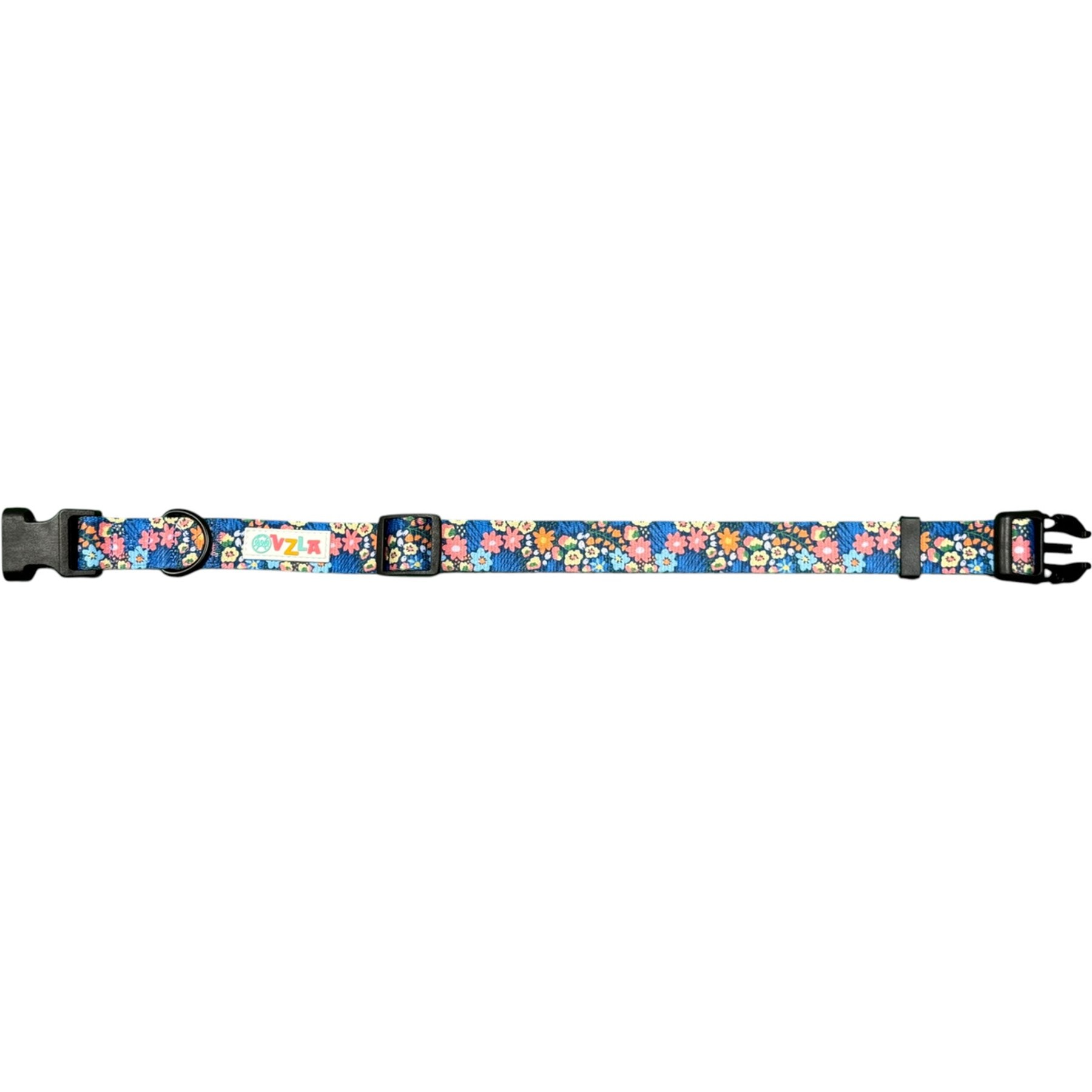 OVZLA Durable Adjustable Comfortable Everyday Wear Padded Dog Collar, Multicolor, Small: 8 to 12-in neck, 1/2-in wide