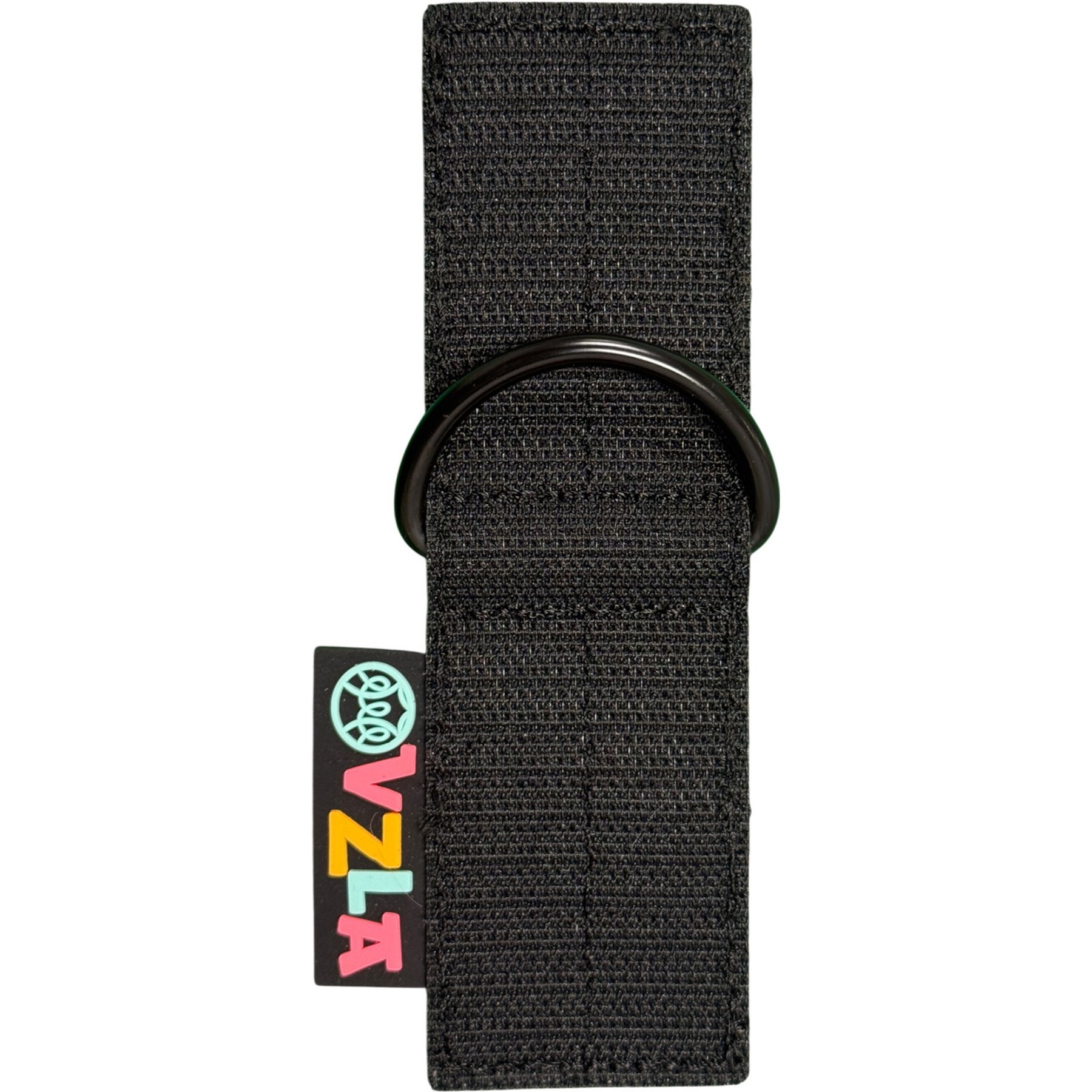 OVZLA Front D-Ring Attachment Clip Improved Control & No-Pull Walking Dog Harness Accessory, Black, Small