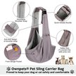 Show in main carousel: Ownpets 10-15-lbs. Sling Dog & Cat Carrier, Grey slide 4 of 6