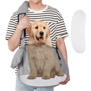 Ownpets 10-25-lbs. Sling Dog & Cat Carrier, Grey