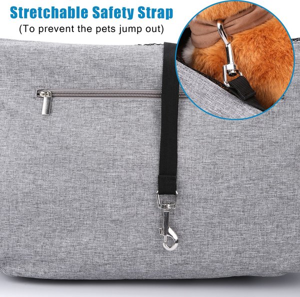 Show full view: Ownpets 10-25-lbs. Sling Dog & Cat Carrier, Grey slide 6 of 9