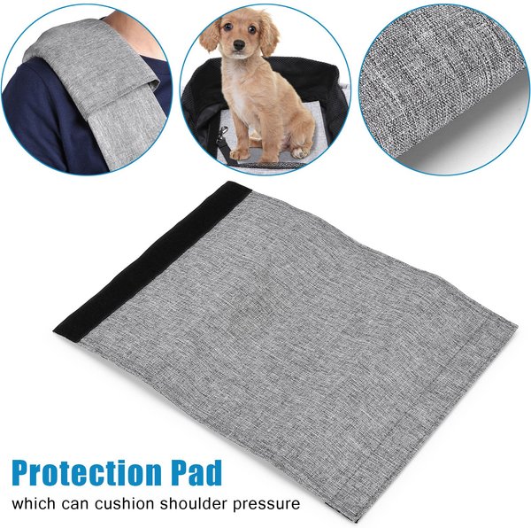 Show full view: Ownpets 10-25-lbs. Sling Dog & Cat Carrier, Grey slide 8 of 9