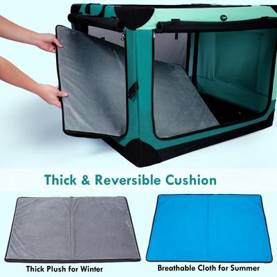 Show full view: Ownpets 4-Door Collapsible Hard Sided Dog Crate, Jumbo slide 4 of 10