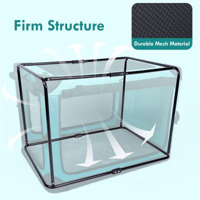 Show full view: Ownpets 4-Door Collapsible Hard Sided Dog Crate, Large slide 7 of 10