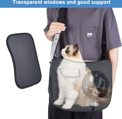 Show full view: Ownpets Airline Approved Sling Dog & Cat Carrier, Grey, Medium slide 2 of 9